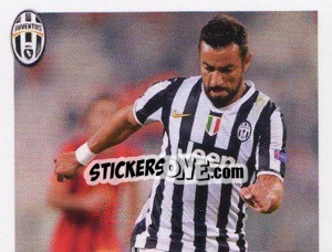 Cromo Quagliarella in Azione