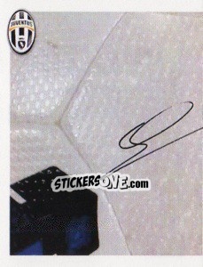 Sticker Quagliarella Autografo - Juventus 2013-2014 n. 366 - Footprint