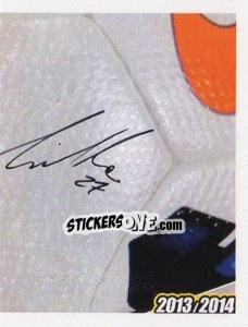 Sticker Quagliarella Autografo - Juventus 2013-2014 n. 367 - Footprint