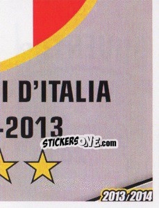 Figurina Scudetto 2012-13 - Juventus 2013-2014 - Footprint