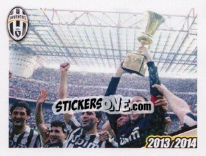 Figurina Coppa Italia 1989/1990 - Juventus 2013-2014 - Footprint