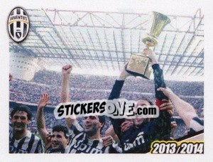 Sticker Coppa Italia 1989/1990 - Juventus 2013-2014 n. 12 - Footprint