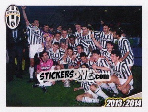 Sticker Coppa UEFA 1992/1993 - Juventus 2013-2014 n. 13 - Footprint