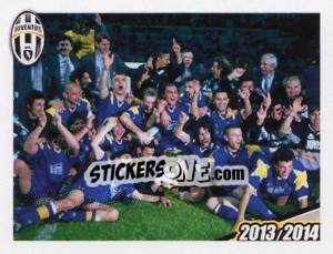 Sticker Coppa Italia 1994/1995 - Juventus 2013-2014 n. 14 - Footprint