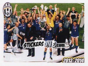 Sticker Champions League 1995/1996 - Juventus 2013-2014 n. 15 - Footprint