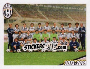 Sticker Formazione 1980/1981 - Juventus 2013-2014 - Footprint