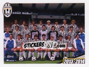Sticker Formazione 1982/1983 - Juventus 2013-2014 n. 21 - Footprint
