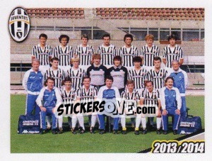 Cromo Formazione 1983/1984 - Juventus 2013-2014 - Footprint