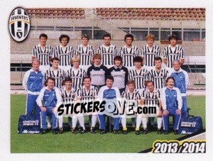 Sticker Formazione 1983/1984 - Juventus 2013-2014 n. 22 - Footprint