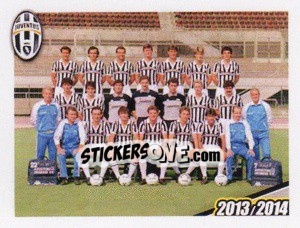Sticker Formazione 1985/1986 - Juventus 2013-2014 n. 24 - Footprint