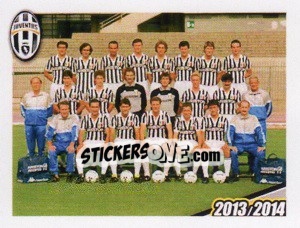 Sticker Formazione 1986/1987 - Juventus 2013-2014 n. 25 - Footprint
