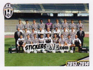 Sticker Formazione 1991/1992 - Juventus 2013-2014 n. 30 - Footprint