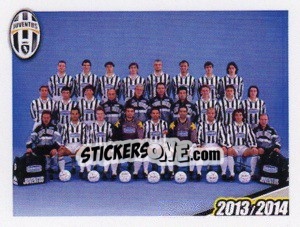Sticker Formazione 1994/1995 - Juventus 2013-2014 n. 33 - Footprint