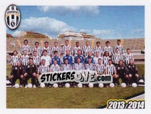 Sticker Formazione 1999/2000 - Juventus 2013-2014 - Footprint
