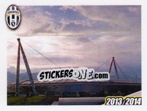 Sticker Veduta Esterna - Juventus 2013-2014 n. 54 - Footprint
