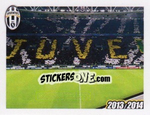 Sticker Juventus vs Real Madrid - Juventus 2013-2014 n. 58 - Footprint