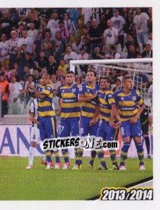 Figurina Juventus-Parma 2-0 - Juventus 2013-2014 - Footprint