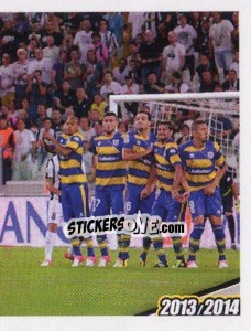 Sticker Juventus-Parma 2-0 - Juventus 2013-2014 n. 66 - Footprint