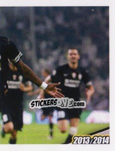 Sticker Juventus-Napoli 2-0 - Juventus 2013-2014 n. 68 - Footprint