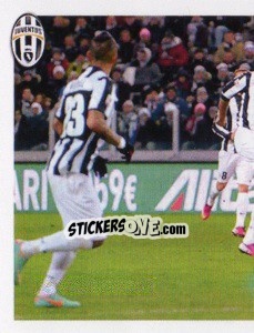 Sticker Juventus-Fiorentina 2-0 - Juventus 2013-2014 n. 69 - Footprint