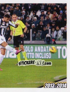 Figurina Juventus-Fiorentina 2-0 - Juventus 2013-2014 - Footprint