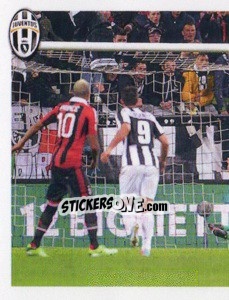 Sticker Juventus-Milan 1-0 - Juventus 2013-2014 - Footprint