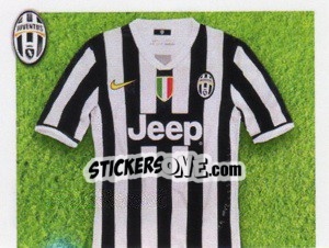 Sticker Kit gara Home - Juventus 2013-2014 n. 77 - Footprint