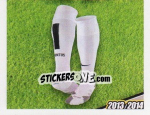 Sticker Kit gara Home - Juventus 2013-2014 n. 79 - Footprint