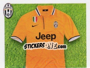 Sticker Kit gara Away - Juventus 2013-2014 n. 80 - Footprint