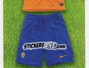 Sticker Kit gara Away - Juventus 2013-2014 n. 81 - Footprint