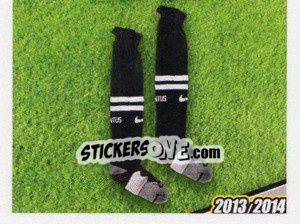 Sticker Kit gara Third - Juventus 2013-2014 n. 85 - Footprint