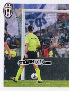Sticker Carlos Tevez Juventus-Lazio 4-0 - Juventus 2013-2014 - Footprint