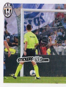 Sticker Carlos Tevez Juventus-Lazio 4-0 - Juventus 2013-2014 n. 89 - Footprint