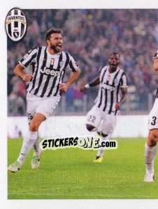 Sticker Giorgio Chiellini Juventus-Milan 3-2 - Juventus 2013-2014 - Footprint