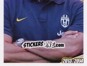 Sticker Antonio Conte - Juventus 2013-2014 - Footprint