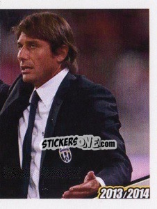 Sticker Conte in Azione - Juventus 2013-2014 n. 104 - Footprint