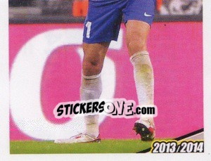 Sticker Buffon in Azione - Juventus 2013-2014 n. 111 - Footprint