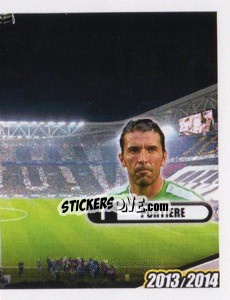 Sticker Buffon, portiere - Juventus 2013-2014 - Footprint