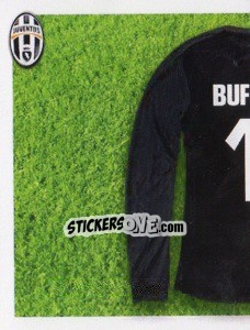Sticker Buffon maglia 1 - Juventus 2013-2014 n. 114 - Footprint