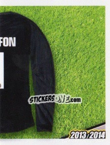 Sticker Buffon maglia 1 - Juventus 2013-2014 n. 115 - Footprint