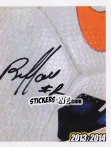 Sticker Buffon Autografo - Juventus 2013-2014 n. 117 - Footprint