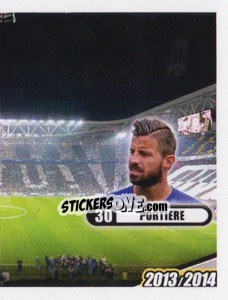 Sticker Storari, portiere - Juventus 2013-2014 - Footprint