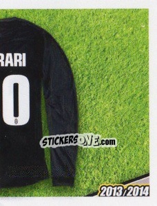 Sticker Storari maglia 30 - Juventus 2013-2014 n. 125 - Footprint