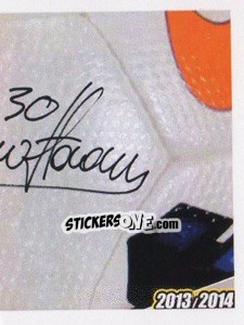 Sticker Storari Autografo - Juventus 2013-2014 n. 127 - Footprint