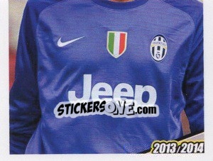 Sticker Marco Storari - Juventus 2013-2014 n. 129 - Footprint