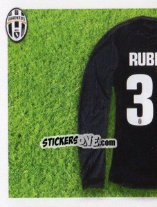 Sticker Rubinho maglia 34 - Juventus 2013-2014 - Footprint