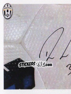 Sticker Rubinho Autografo - Juventus 2013-2014 n. 136 - Footprint