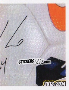 Sticker Rubinho Autografo - Juventus 2013-2014 n. 137 - Footprint