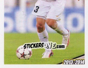 Sticker Chiellini in Azione - Juventus 2013-2014 - Footprint