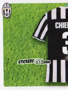 Sticker Chiellini maglia 3 - Juventus 2013-2014 n. 144 - Footprint